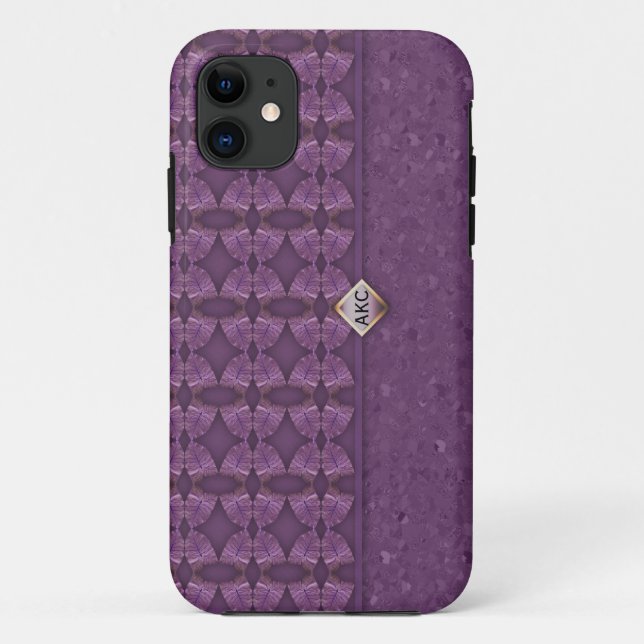 Deep Purple Clutch Bag Case-Mate iPhone Case (Back)
