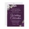 Deep Purple Elegant Lavender & Plum Roses Wedding