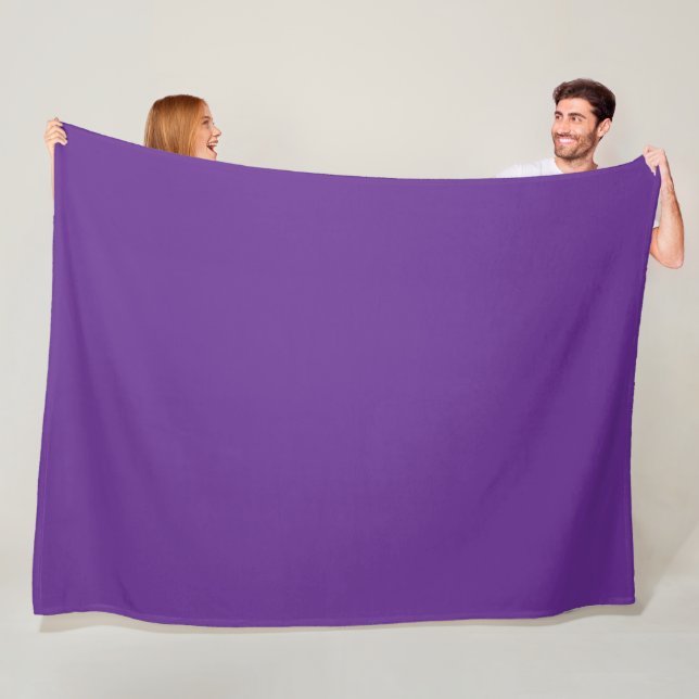Deep Purple  Fleece Blanket (In Situ)