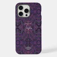 Deep Purple Gypsy Design Cell Phone Case