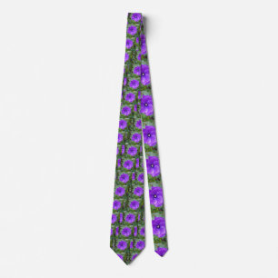 Deep Purple Hibiscus Flower, Tie