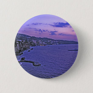 Deep Purple In Sorrento! 2 Inch Round Button