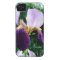 Deep Purple Iris Close Up Personalized iPhone Case