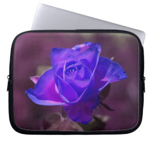 Deep Purple N Pink Rose Lapstop Sleeve