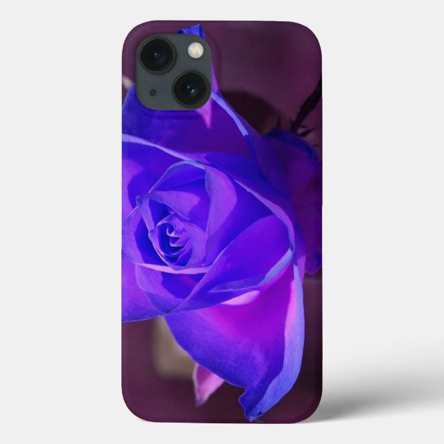 Deep Purple Rose iPad case (Back)