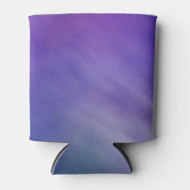 Deep Rainbow Coloured Sky Background Can Cooler (Front)