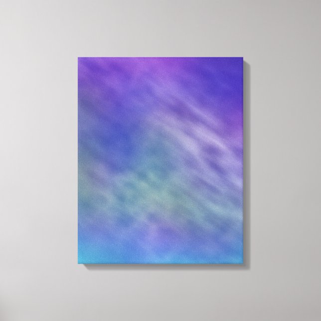 Deep Rainbow Coloured Sky Background Canvas Print (Front)