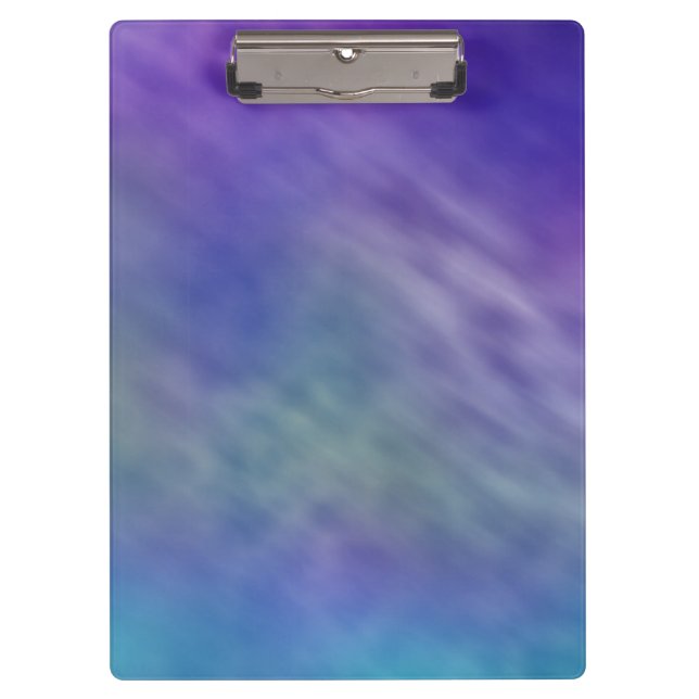 Deep Rainbow Coloured Sky Background Clipboard (Front)