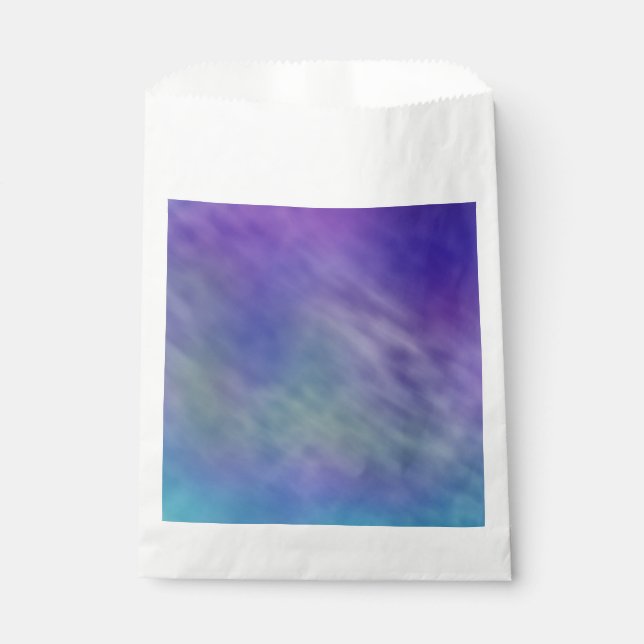 Deep Rainbow Coloured Sky Background Favour Bag (Front)
