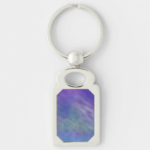 Deep Rainbow Coloured Sky Background Keychain