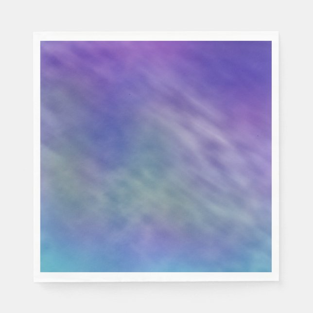 Deep Rainbow Coloured Sky Background Napkin (Front)