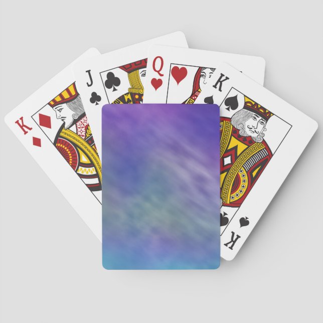 Deep Rainbow Coloured Sky Background Playing Cards (Back)
