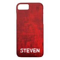 Deep Red Rustic Texture Abstract Background