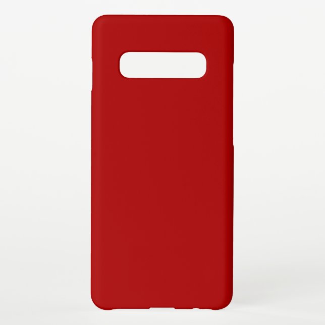 Deep Red Samsung Phone Case (Back)