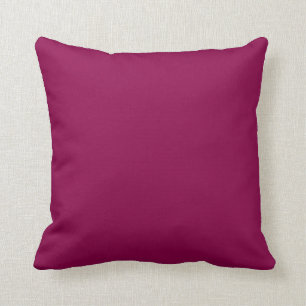 Deep Red Throw Pillow