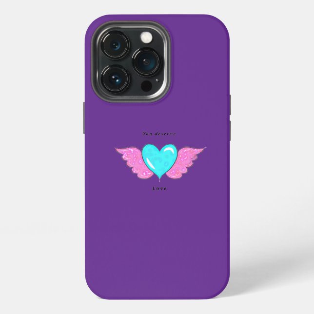 Deep relaxing purple  iPhone case (Back)
