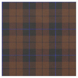 Deep rich brown blue/black stripe fabric