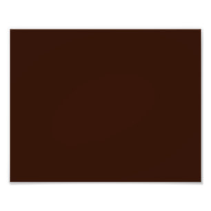 Deep Rich Brown colour background Customizable Photo Print