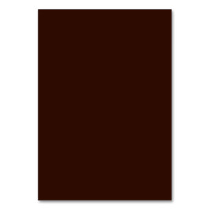 Deep Rich Brown colour background Customizable Table Number