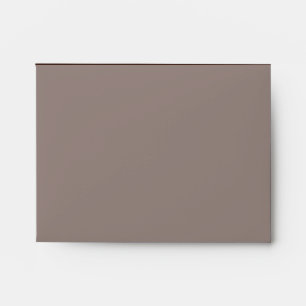 Deep Rich Brown colour decor Customizable Envelopes