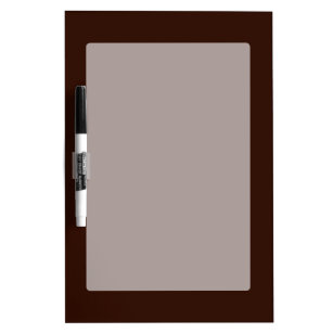 Deep Rich Brown Decor Customizable Dry Erase Board