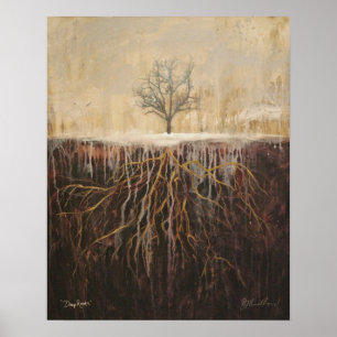 "Deep Roots" original art  by Beth Morrell poster