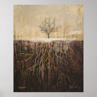 "Deep Roots" original art  by Beth Morrell poster