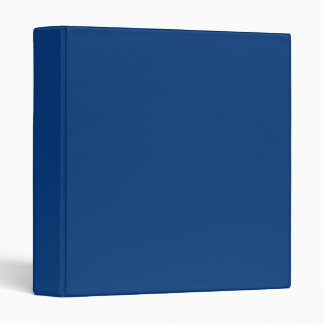 Deep royal blue binder