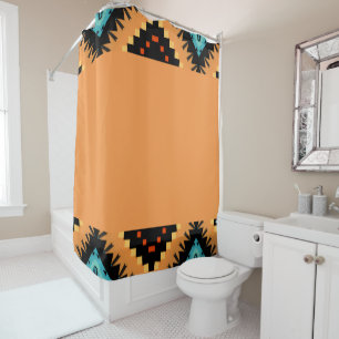 Deep Saffron Bold Pattern 2
