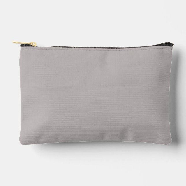 deep sand, beige solid  accessory pouch (Front)