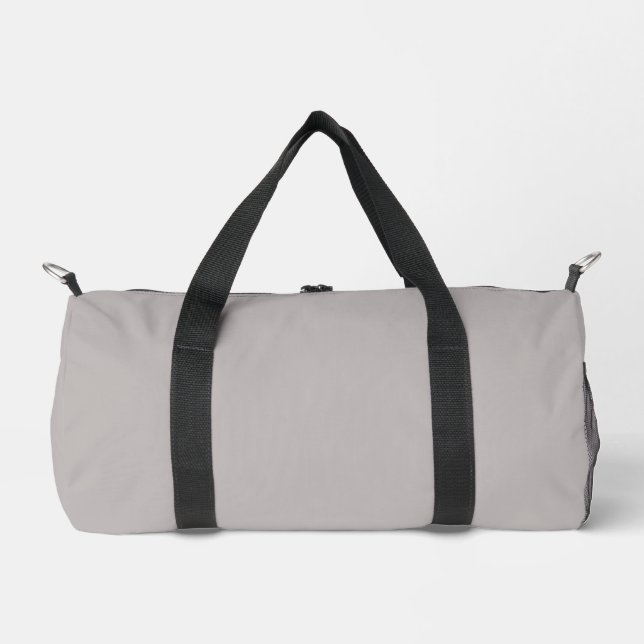 deep sand, beige solid  duffle bag (Front)