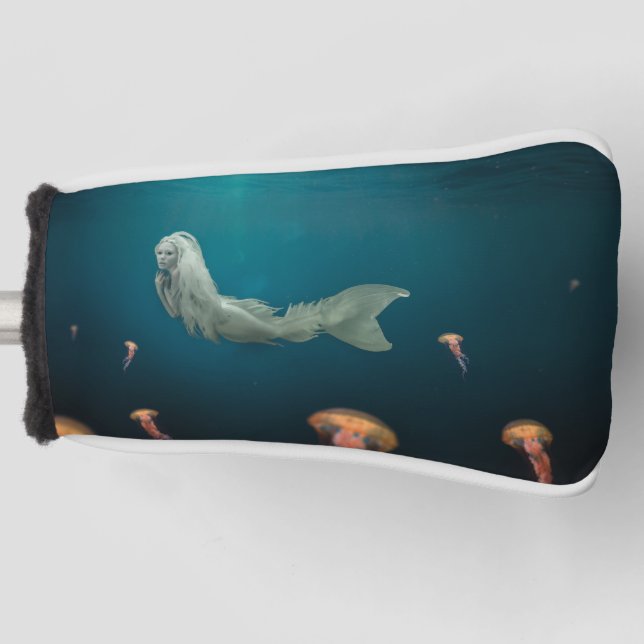 Deep Sea Angel Golf Head Cover (Front)