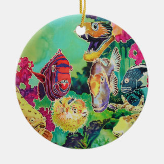 Deep Sea Beauties Fish Ceramic Ornament