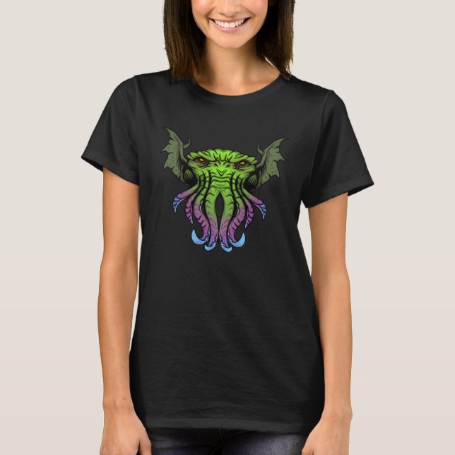 Deep Sea Being Cosmic Horror T-Shirt (Front)