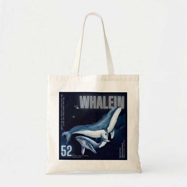 Deep Sea Canvas Tote Bag (Front)