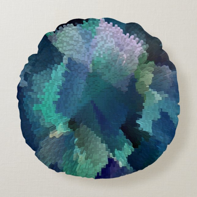 Deep Sea coral..... Round Pillow (Front)