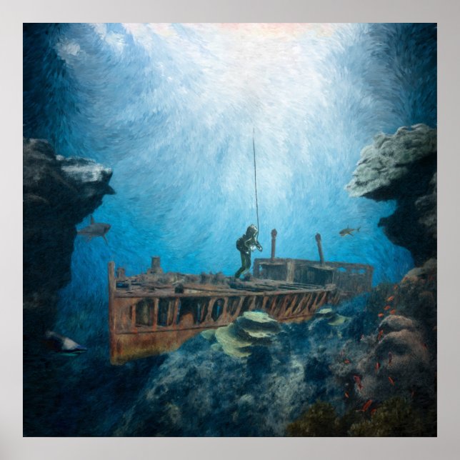 Deep Sea Diver Poster (Front)