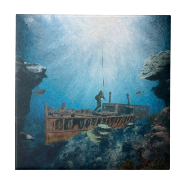 Deep Sea Diver Tile (Front)