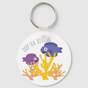 Deep Sea Diving Keychain
