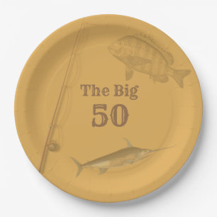 Deep Sea Fishing Birthday Party Theme Paper Plate