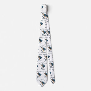Deep Sea Fishing Marlin Tie