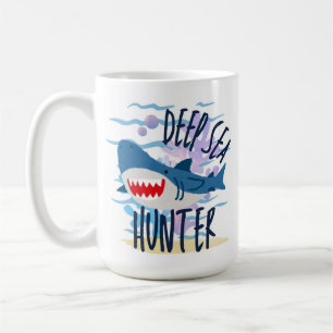 deep sea hunter coffee mug