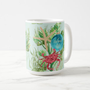Deep Sea Island Life Ornament Coffee Mug