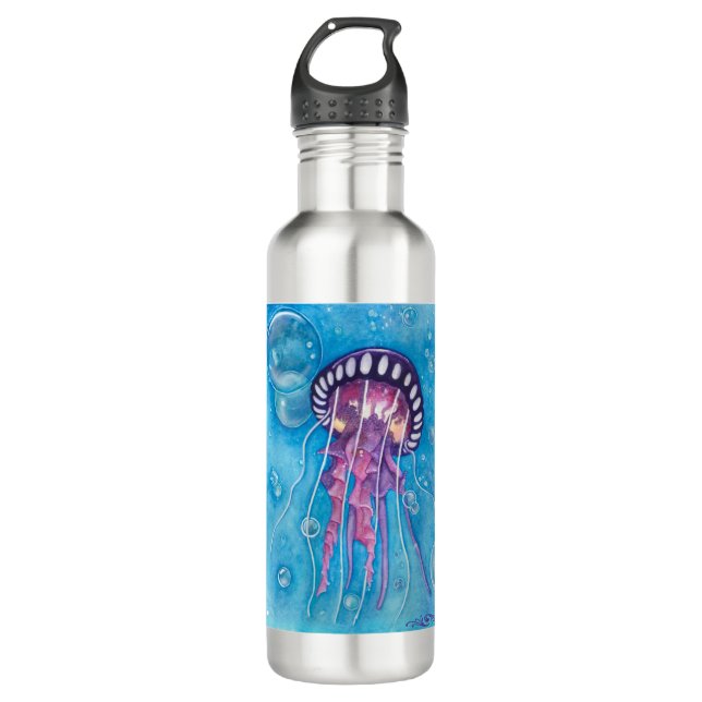 Deep Sea Medusa 710 Ml Water Bottle (Front)
