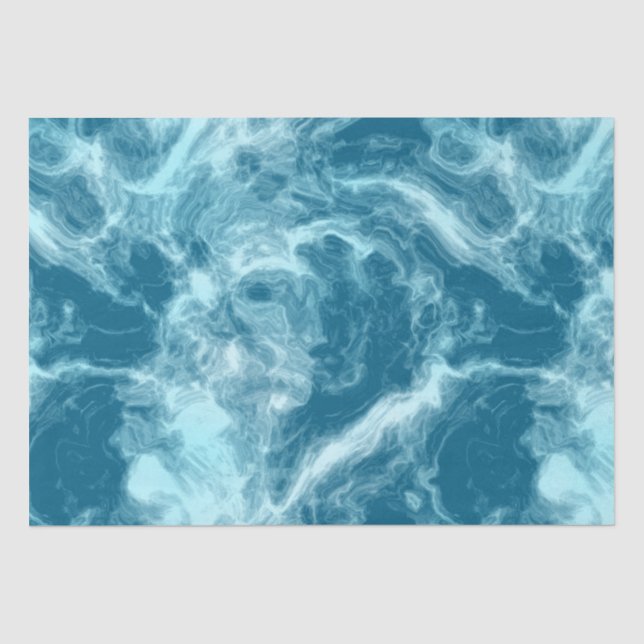 Deep Sea Moonstone  Tissue Paper (Front)