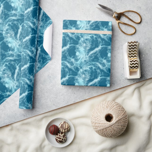 Deep Sea Moonstone  Wrapping Paper (Crafts)