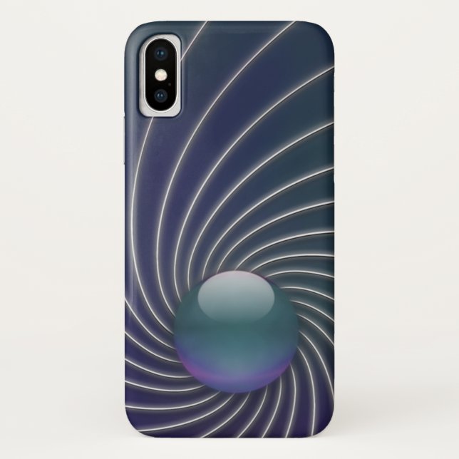 Deep Sea Spirals iPhone Case-Mate Case (Back)
