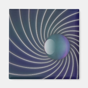 Deep Sea Spirals Magnet