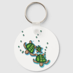 Deep Sea Turtles Keychain
