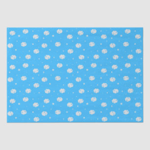 Deep Sky Blue - In The Clouds Tissue Paper